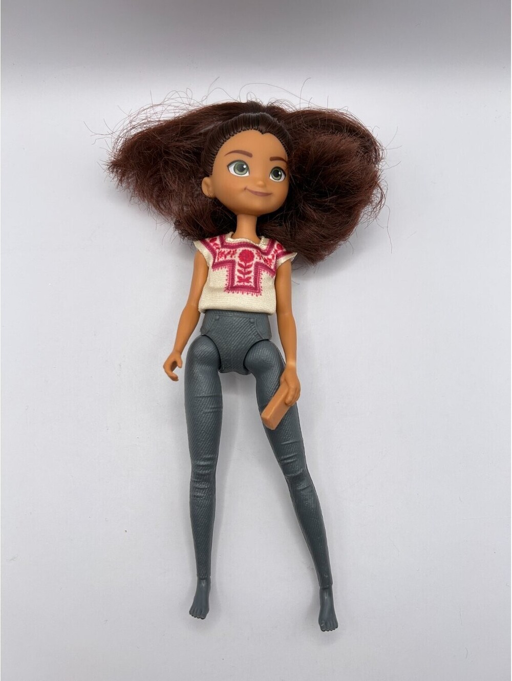 Mattel Spirit Untamed Lucky Prescott Doll 7in Brown Hair Fashion Figure Display